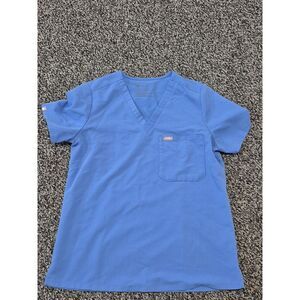 Figs Scrub Catarina‎ One-Pocket Scrub Top Medium Blue FW1000 PO 2854